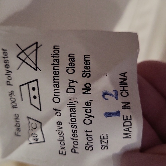 Size 12 Strapless Wedding Dress - Picture 2 of 11